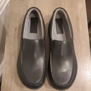 Dansko Men's Black Slip-On Loafers